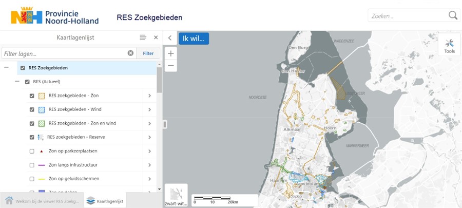 Bericht Noord-Hollandse RES-viewer geeft openheid over zoekgebieden bekijken